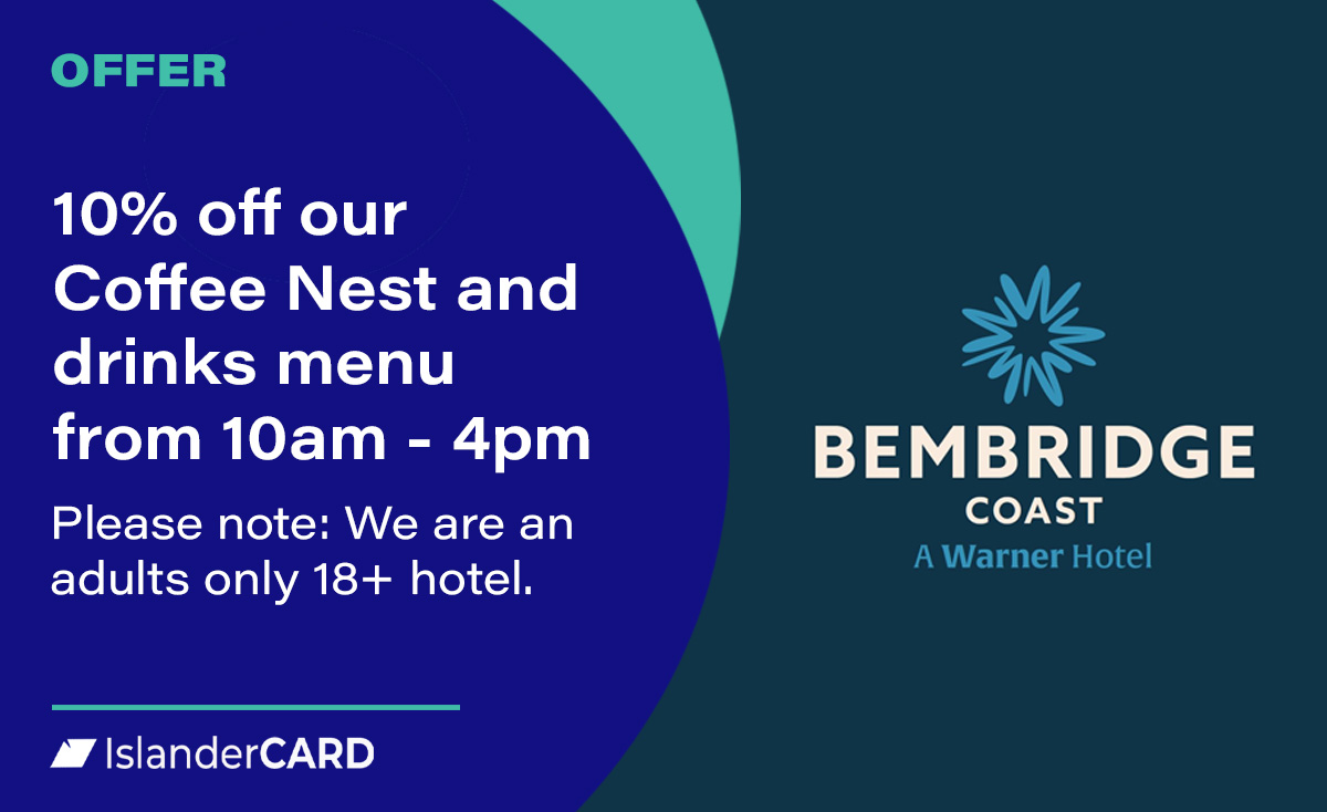 Bembridge Coast: 10% off our Coffee Nest & Drinks menu from 10am – 4pm